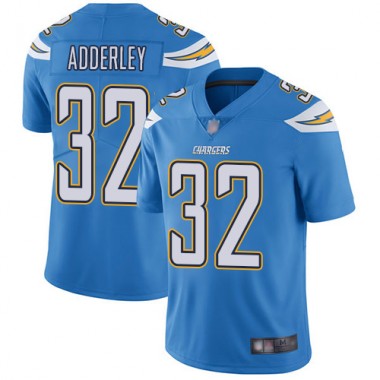Los Angeles Chargers NFL Football Nasir Adderley Electric Blue Jersey Men Limited  #32 Alternate Vapor Untouchable